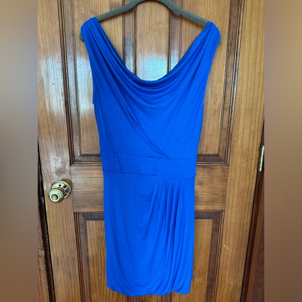 As U Wish Blue Bubble Mini Dress in Size M